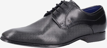 Scarpa stringata di bugatti in nero: lato