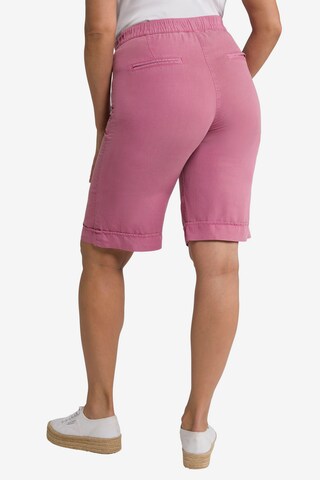 Regular Pantalon Ulla Popken en rose