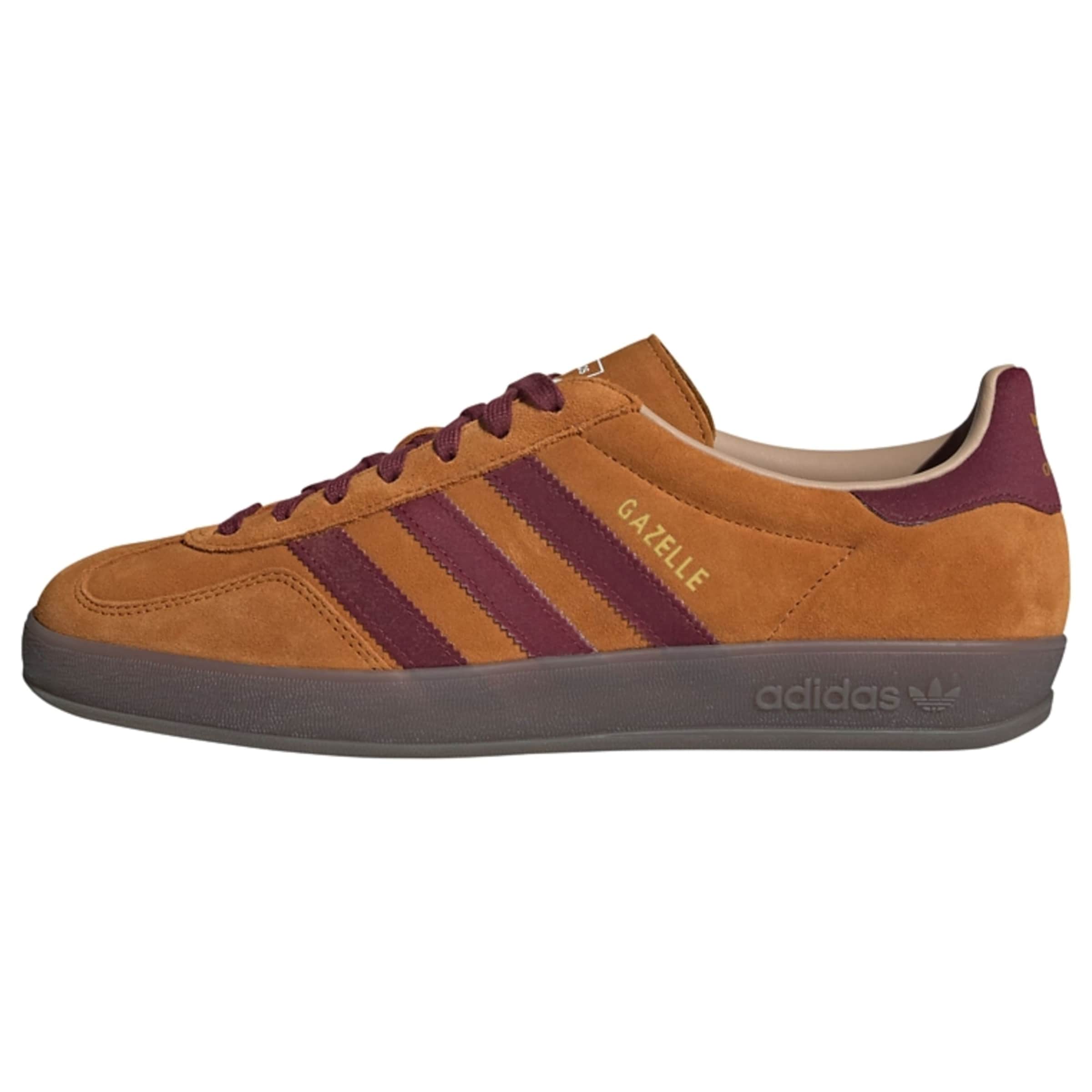 Baskets basses 'Gazelle' ADIDAS ORIGINALS en marron : devant