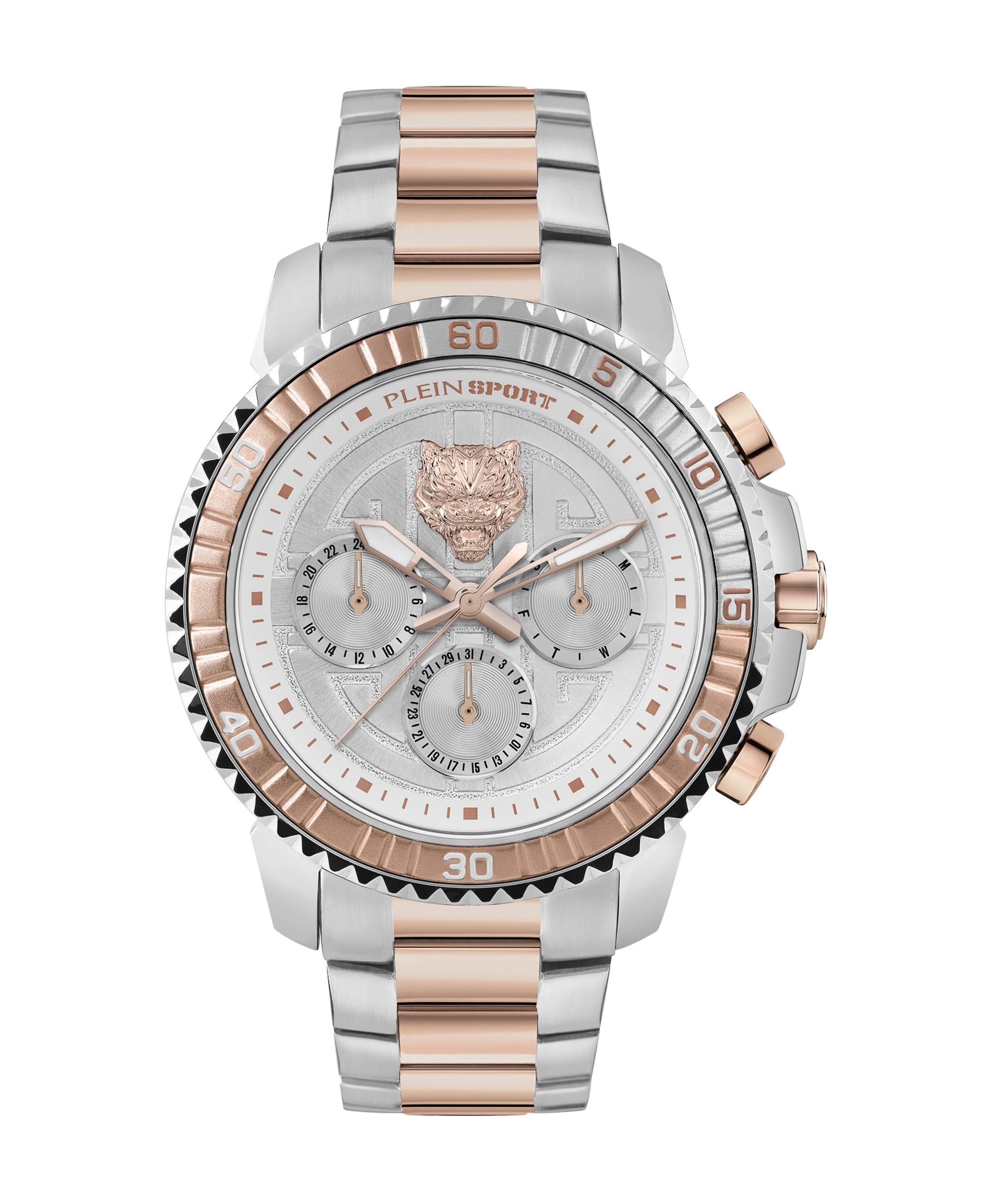 Orologio analogico 'Powerlift' di Plein Sport in argento: frontale