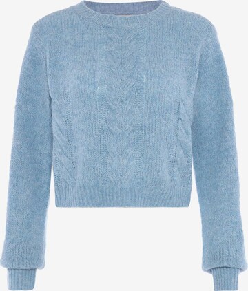 Pull-over Jalene en bleu : devant