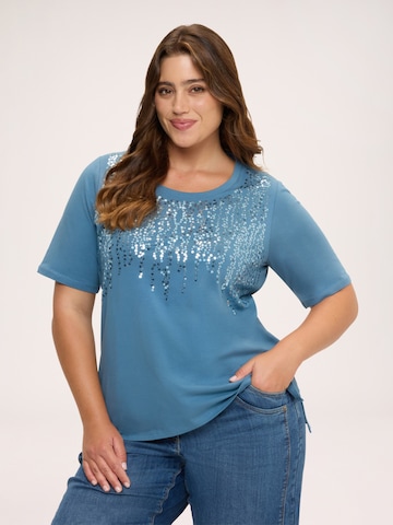 T-shirt Fiorella Rubino en bleu