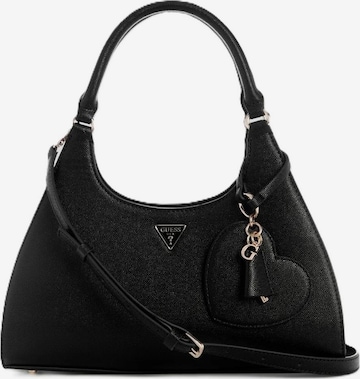 Borsa a mano di GUESS in nero: frontale