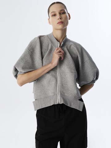 Twist Sweatvest in Grijs