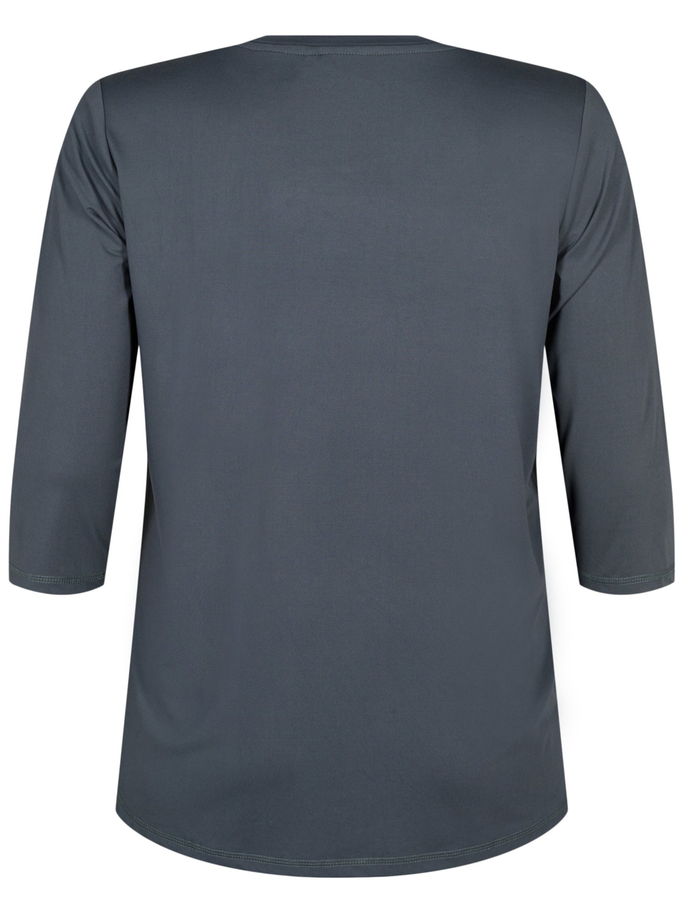 Active by Zizzi Функционална тениска 'ABASIC ONE' в сиво