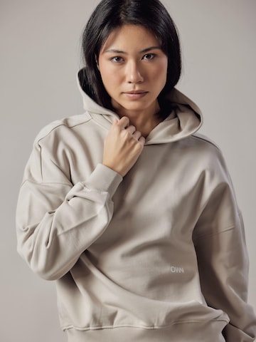 Sweat-shirt 'Cappuccio' OWN Off With Nature en beige