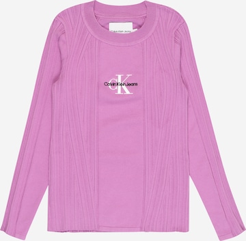 Calvin Klein Jeans Pullover i lilla: forside