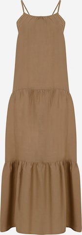 FRESHLIONS Summer dress 'Jeanna' in Brown: front