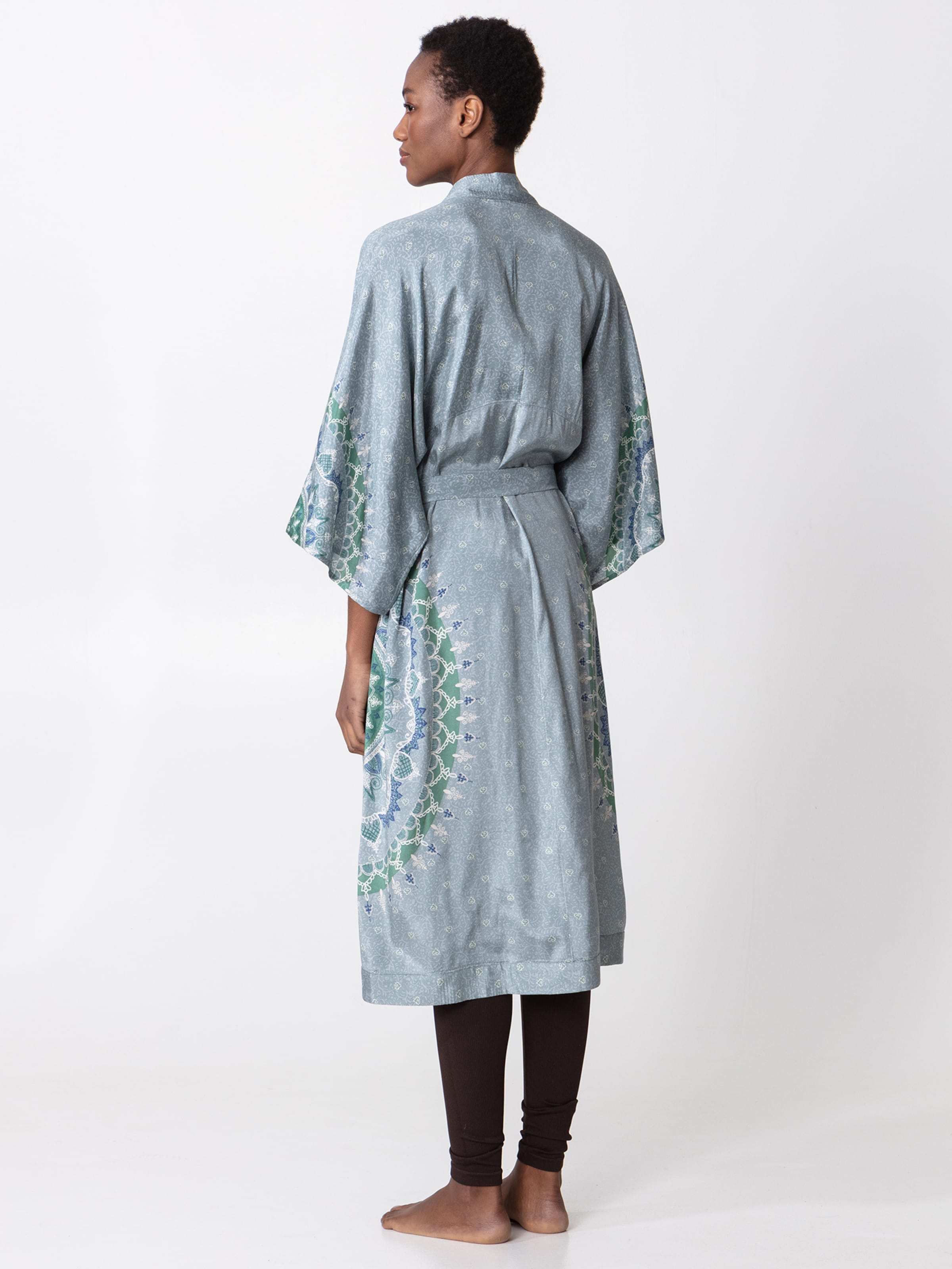 Vêtements Kimono Carolina Indiska en Vert, Menthe 