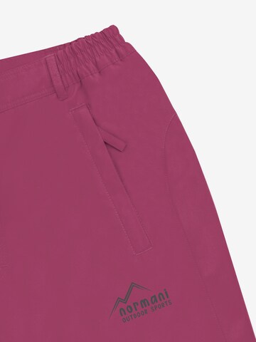 Regular Pantalon d'extérieur 'Deltana' normani en rose