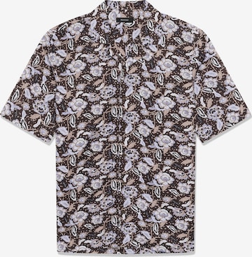 Chemise 'MAklampo' Matinique en marron : devant