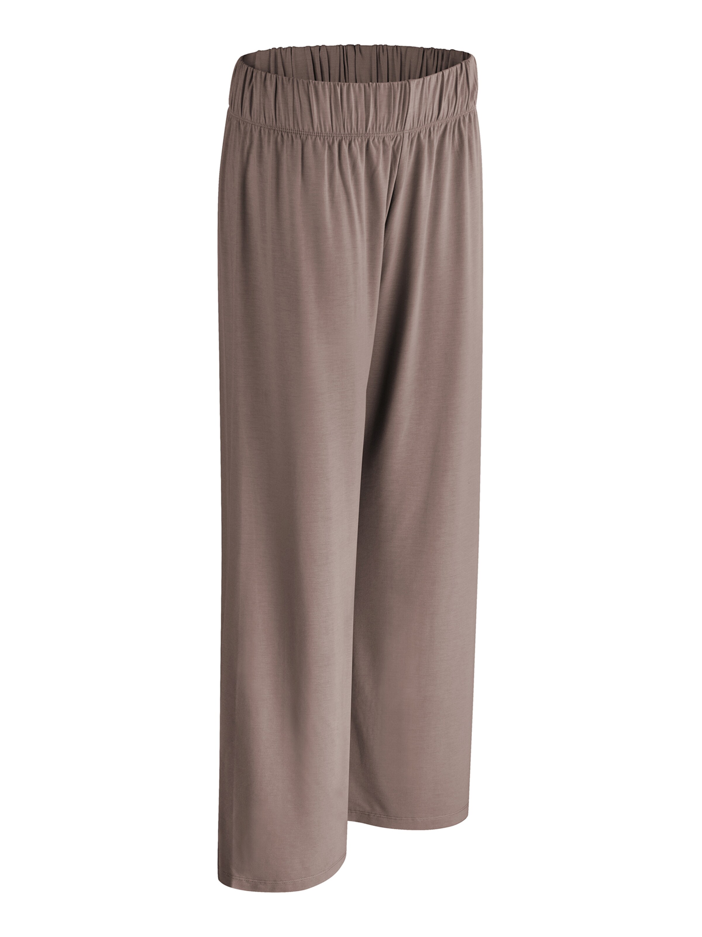 Wide Leg Pantalon Nur Die en beige : devant