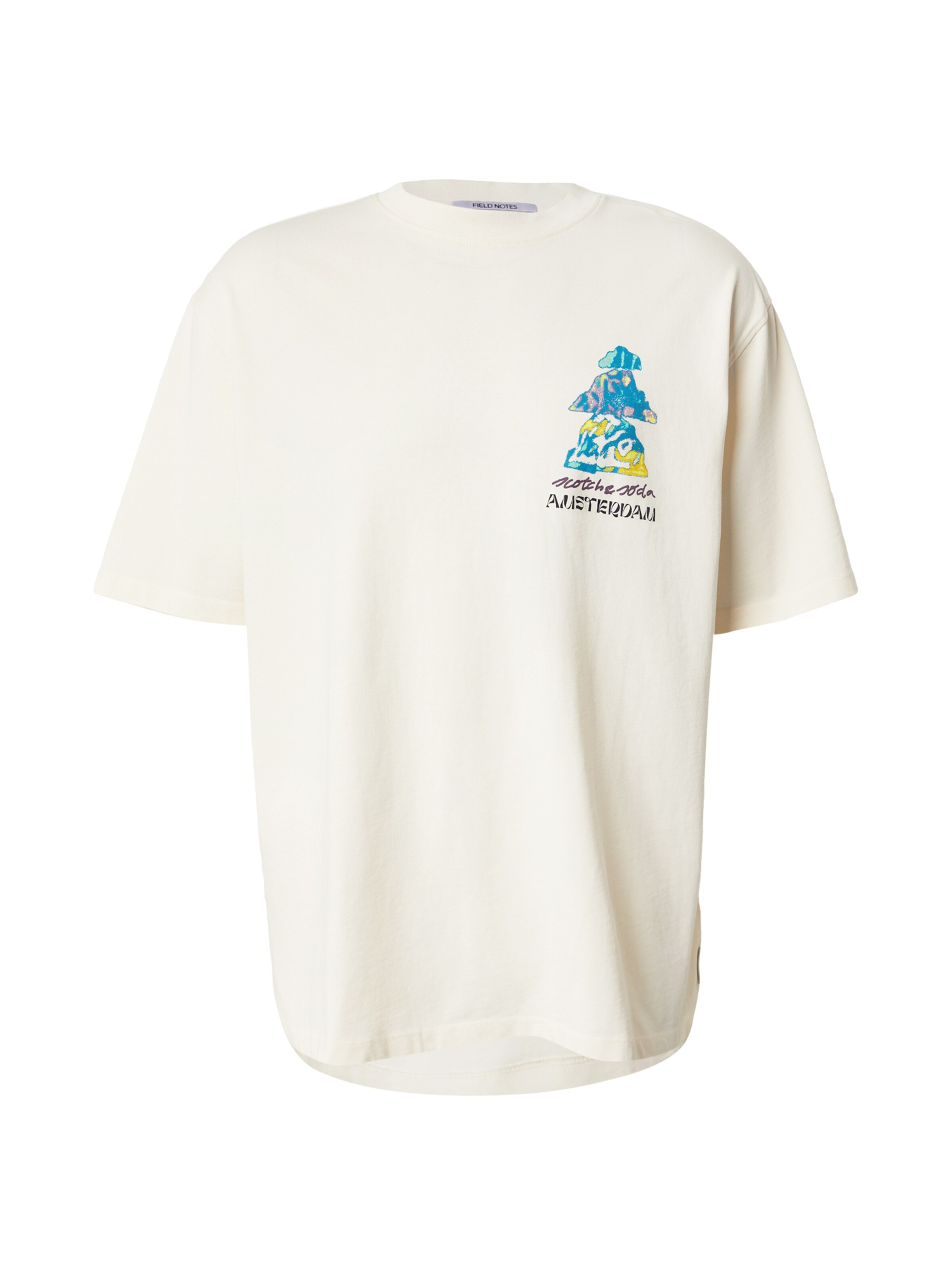 Tricou de la SCOTCH & SODA pe alb: față