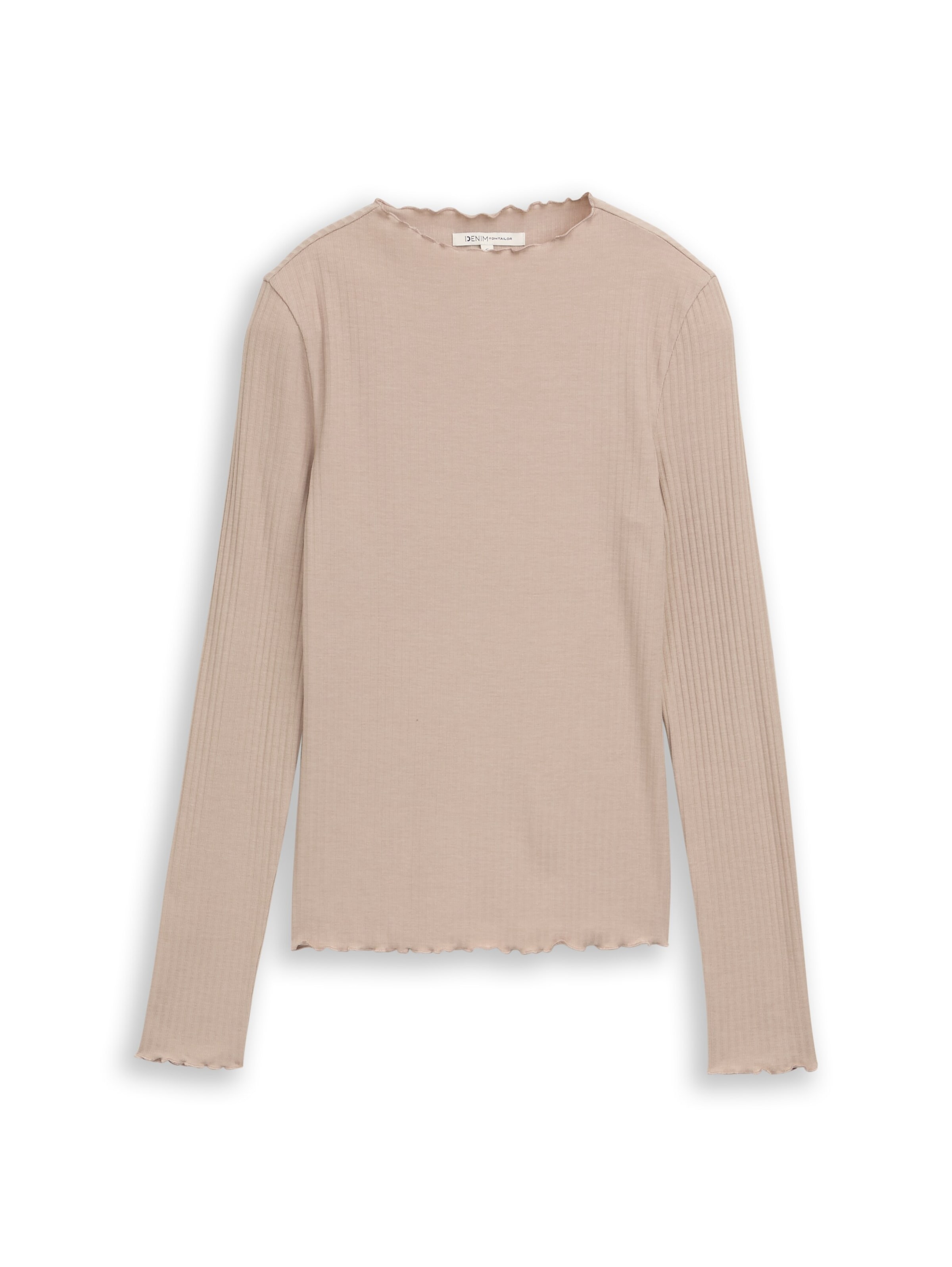 TOM TAILOR DENIM - Camiseta en beige: frente