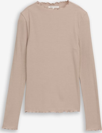 TOM TAILOR DENIM - Camiseta en beige: frente