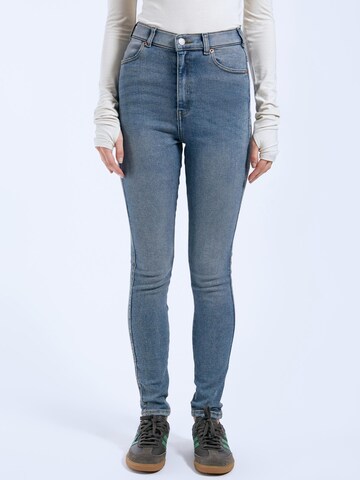 Dr. Denim Skinny Jeans 'Moxy High Skinny' in Blauw