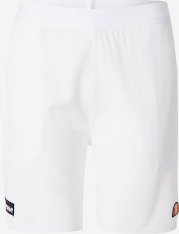ELLESSE - regular Pantalón deportivo 'Tintagel' en blanco: frente
