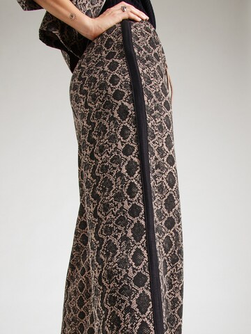 Monki Wide Leg Hose in Braun