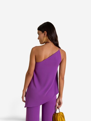 THE-ARE - Blusa em roxo