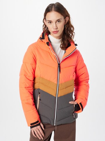 KILLTEC Athletic Jacket in Orange: front