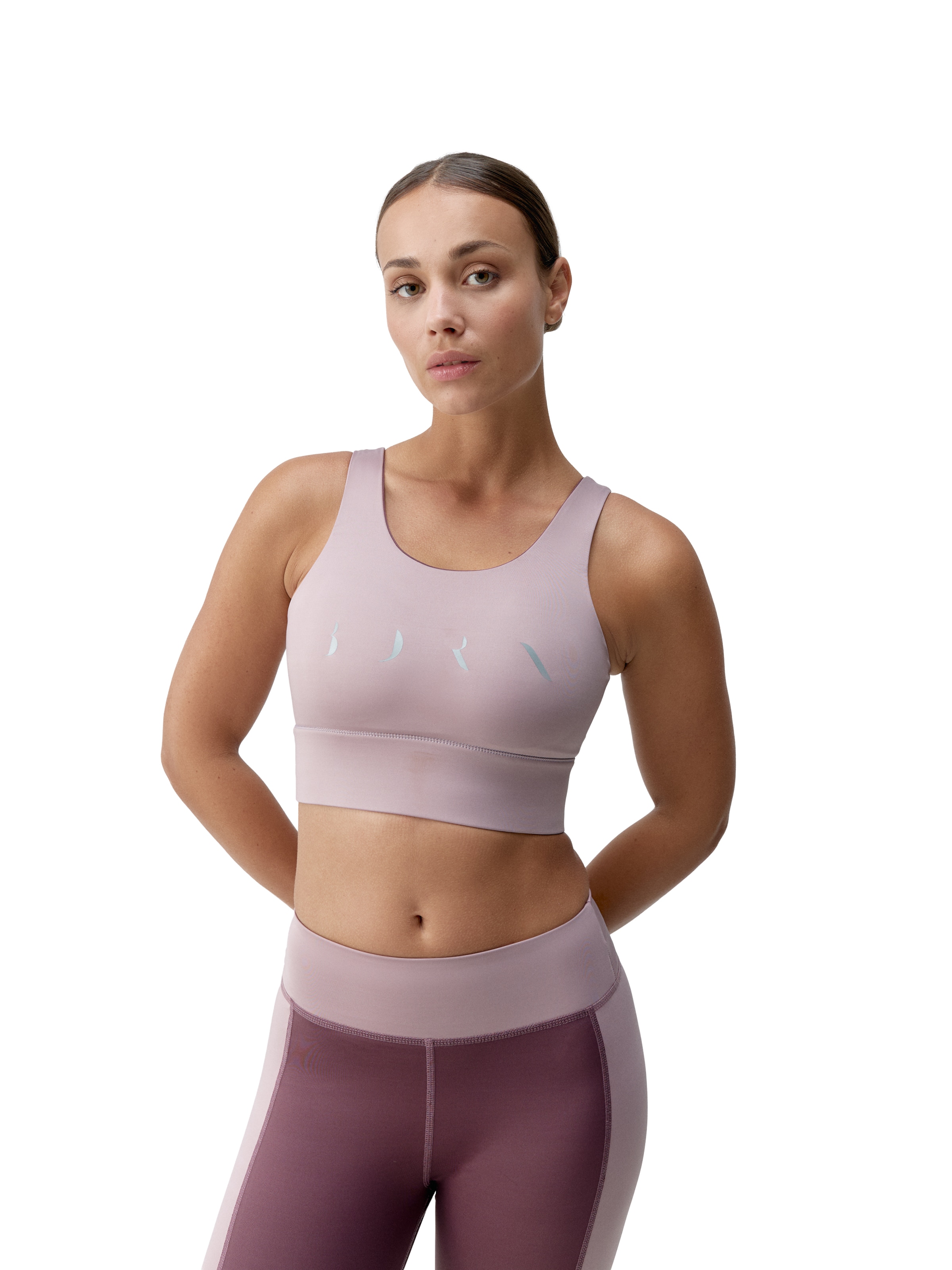 Born Living Yoga Bustier Sporttop 'Maiko' in Lila