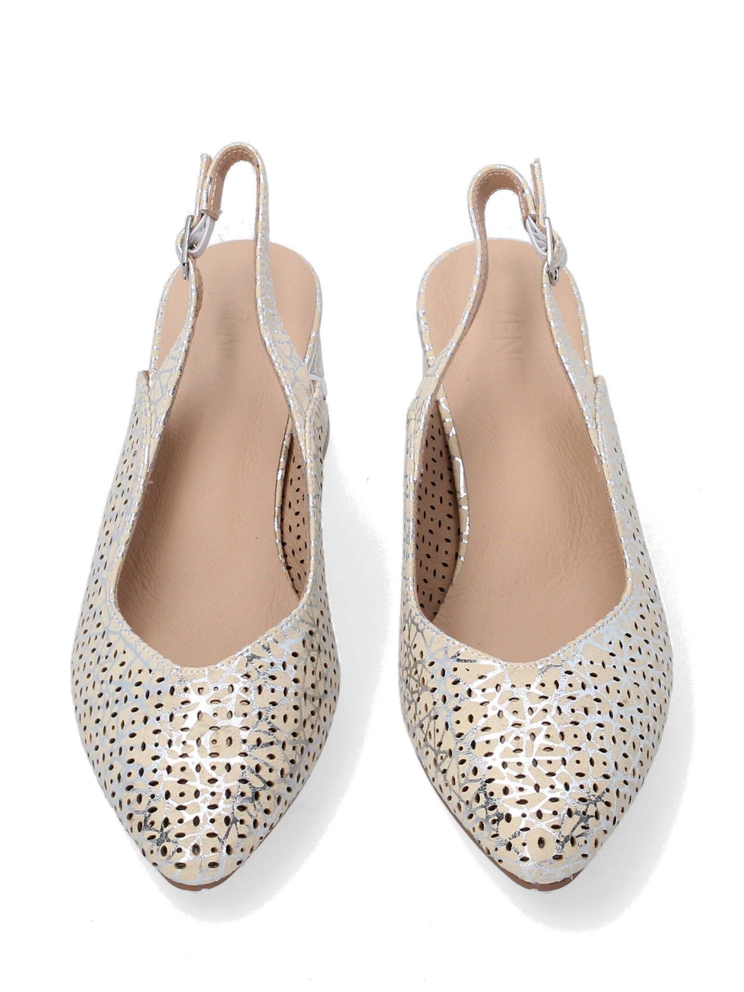 VENEZIA Slingback pumps 'Venezia' in Beige