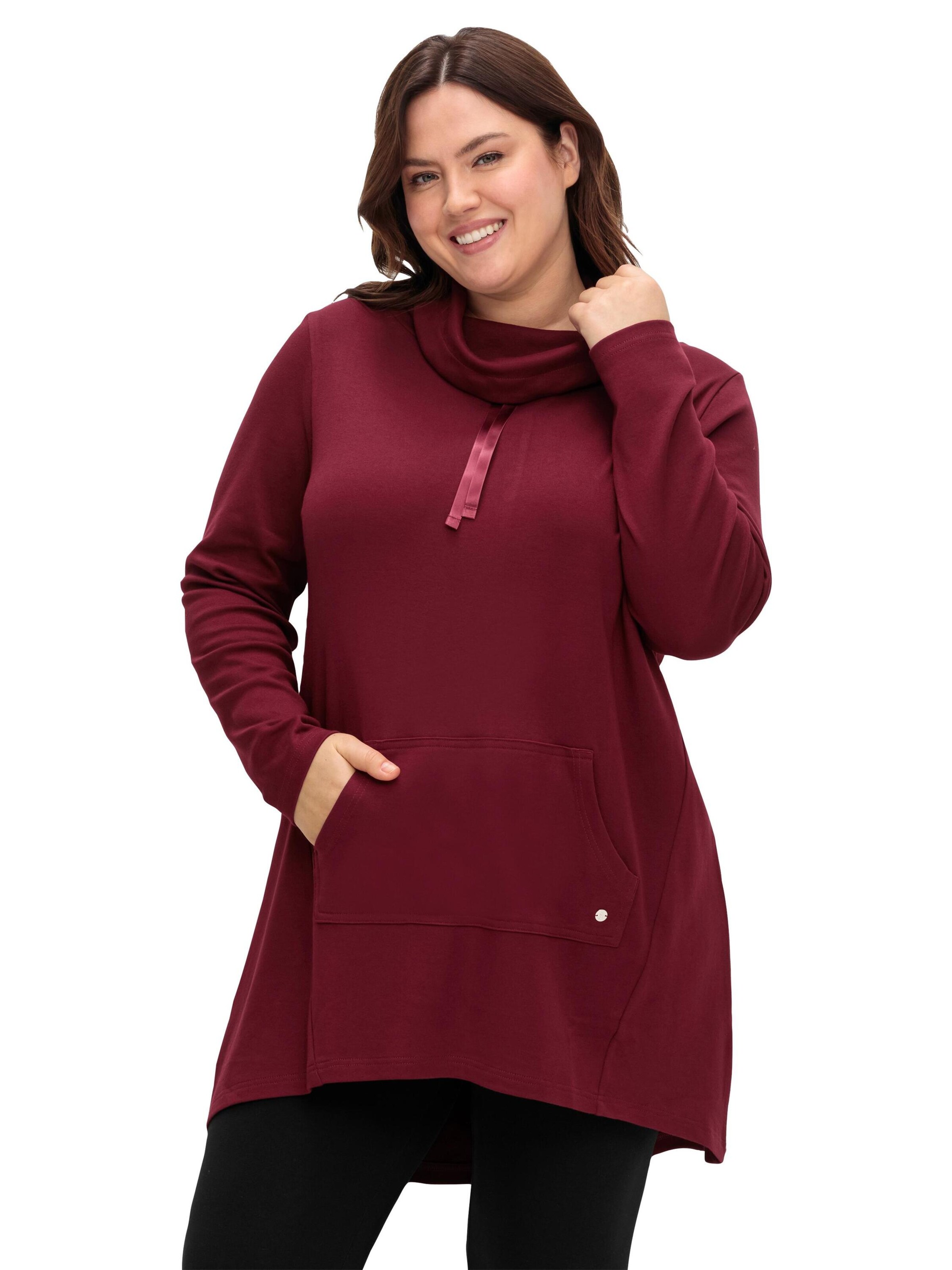 SHEEGO T-shirt i röd: framsida