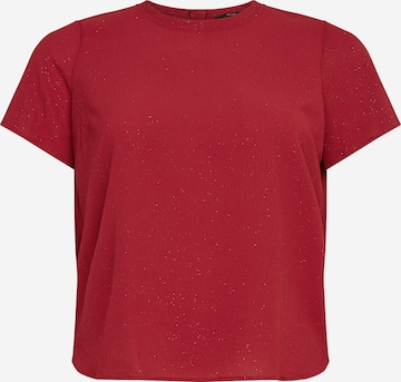 Vero Moda Curve T-Shirt in Rot: predná strana