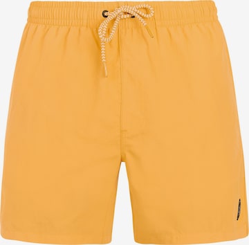 Shorts de bain 'Faster' PROTEST en jaune : devant