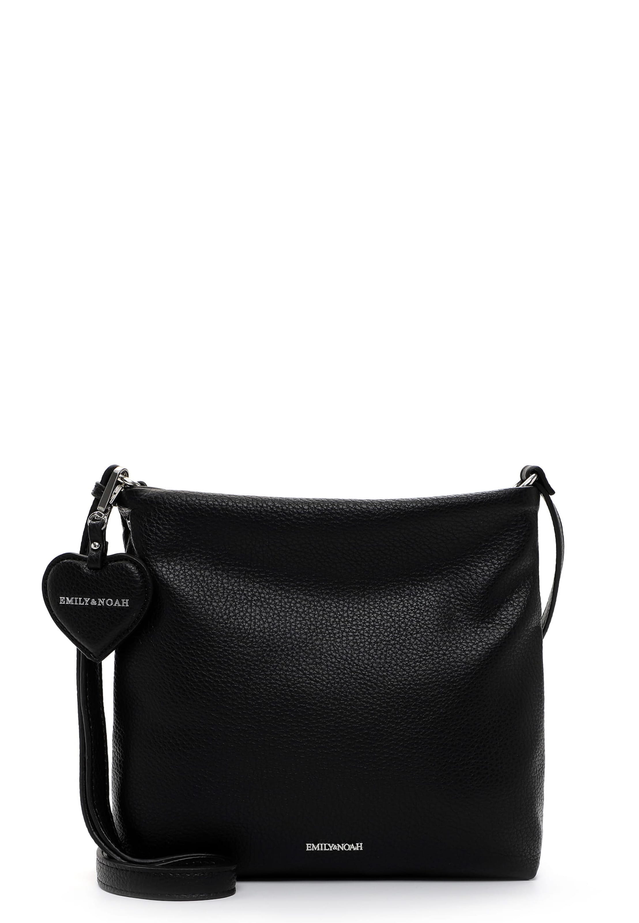 Emily & Noah Umhängetasche 'Enie' in Schwarz: Vorderseite
