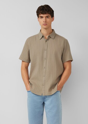 Coupe regular Chemise s.Oliver en marron