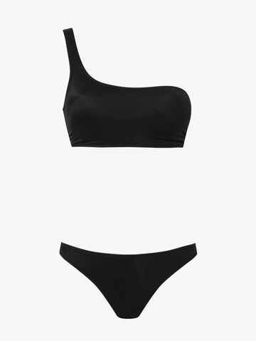 Rivus Swimsuit in Black: front