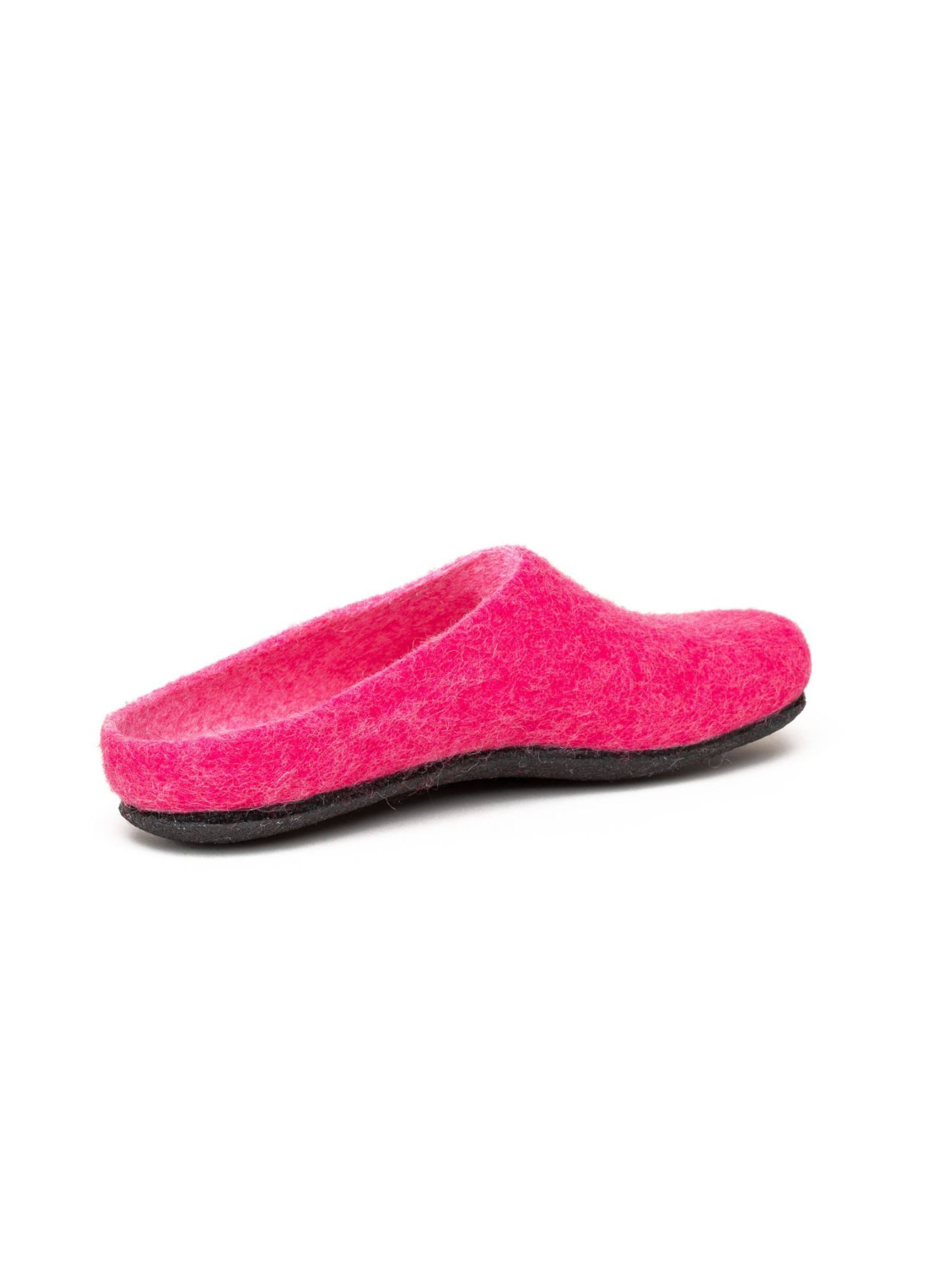 MagicFelt Slippers 'Filzpantoffel Magicfelt 709' in Pink