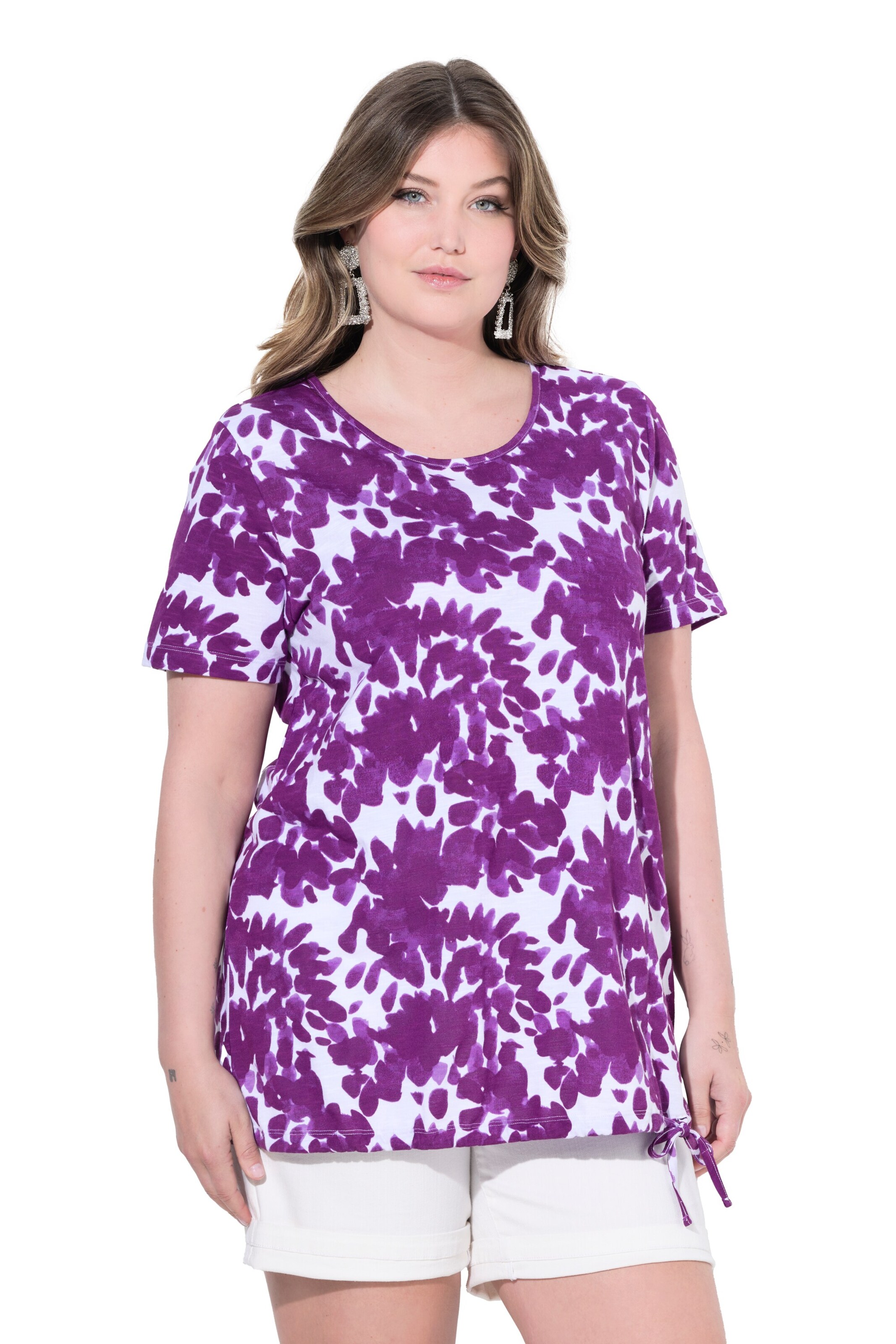 MIAMODA Shirt in Purple: front