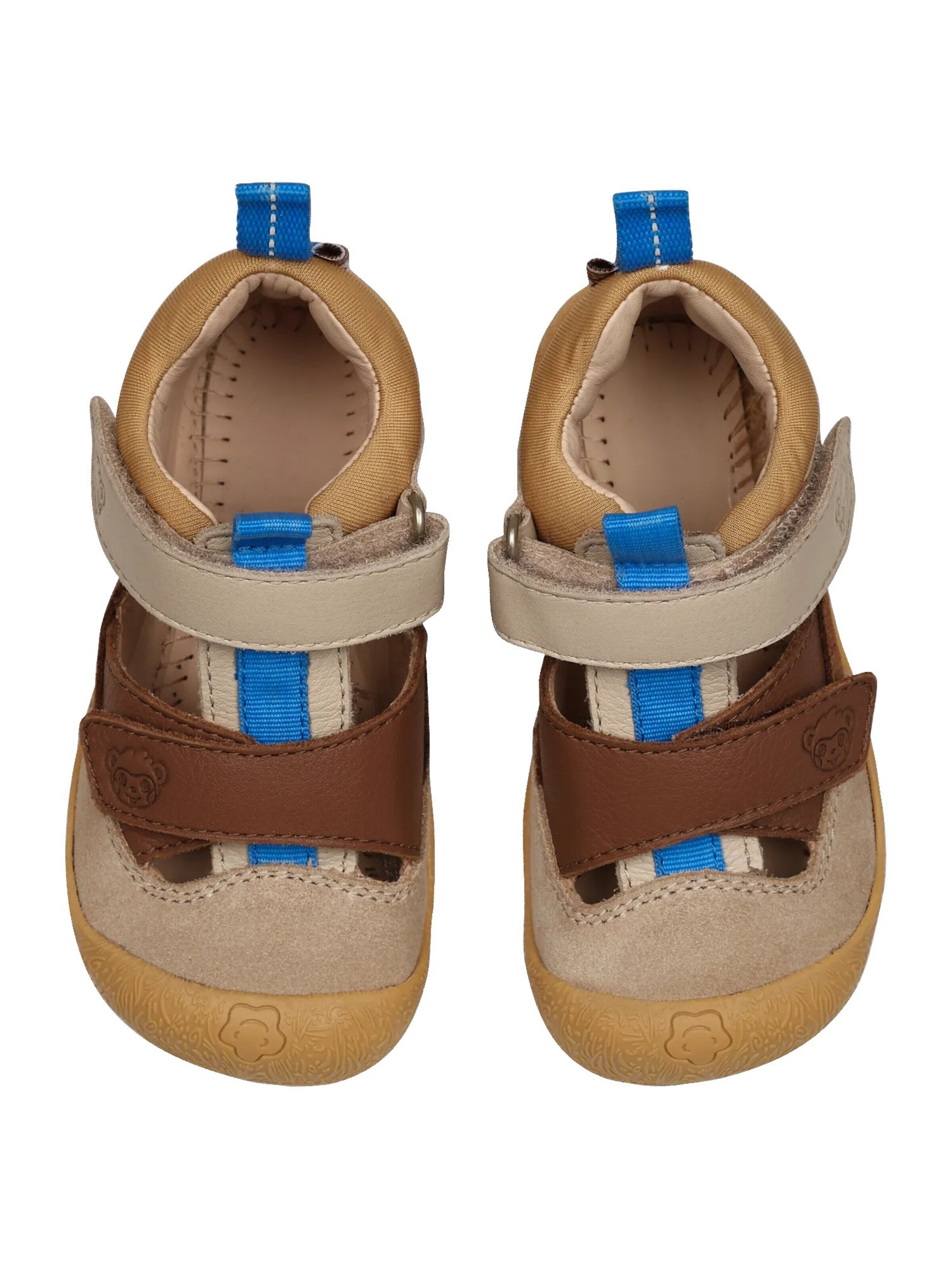 Affenzahn Sandals 'Sandale Leder Freely' in Beige