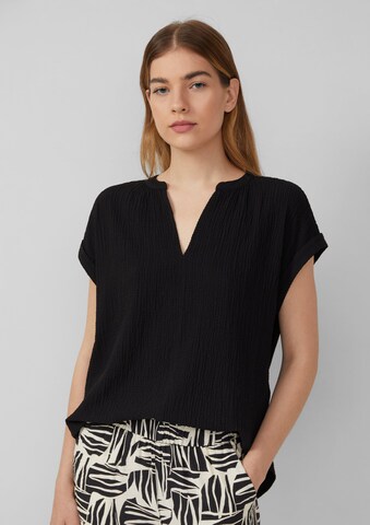 s.Oliver Blouse in Black: front