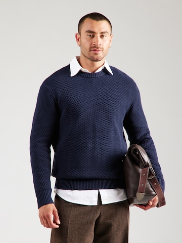 SELECTED HOMME Pullover 'SLHHENNY' in Blau: Vorderseite