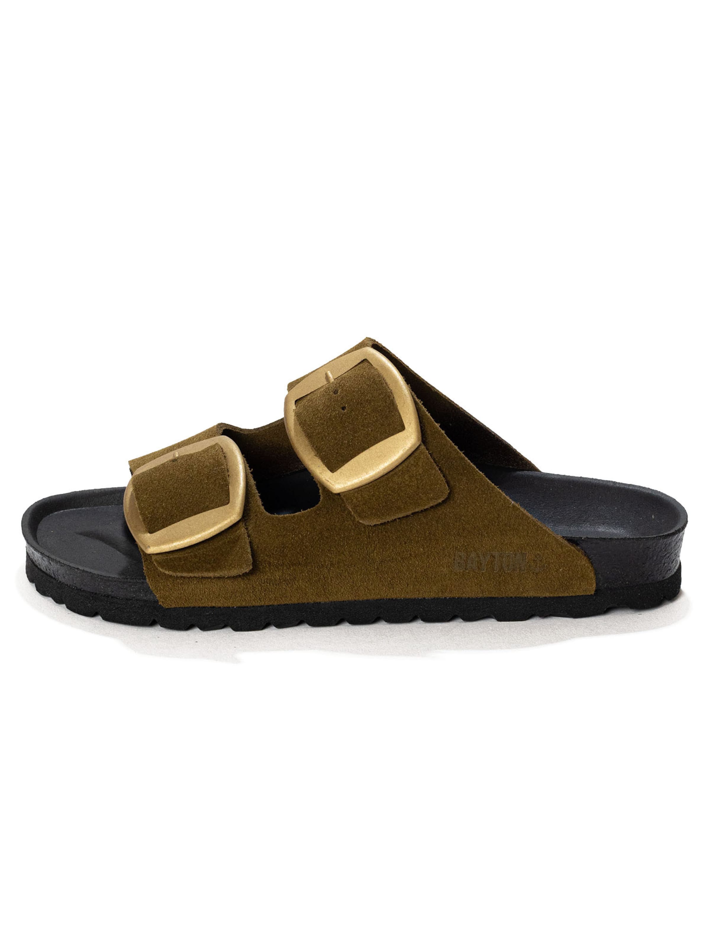 Bayton Pantofle 'Alicante' - khaki, Produkt