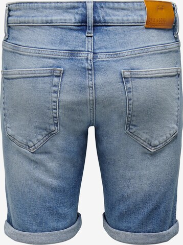 Only & Sons Regular Jeans in Blauw