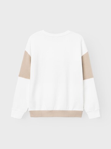 NAME IT Sweatshirt i hvid