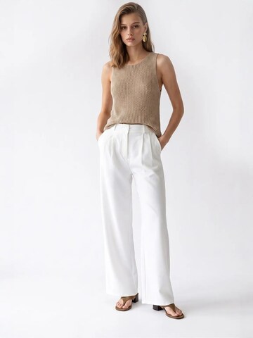 MixRay Wide leg Trousers 'Hose' in White: front