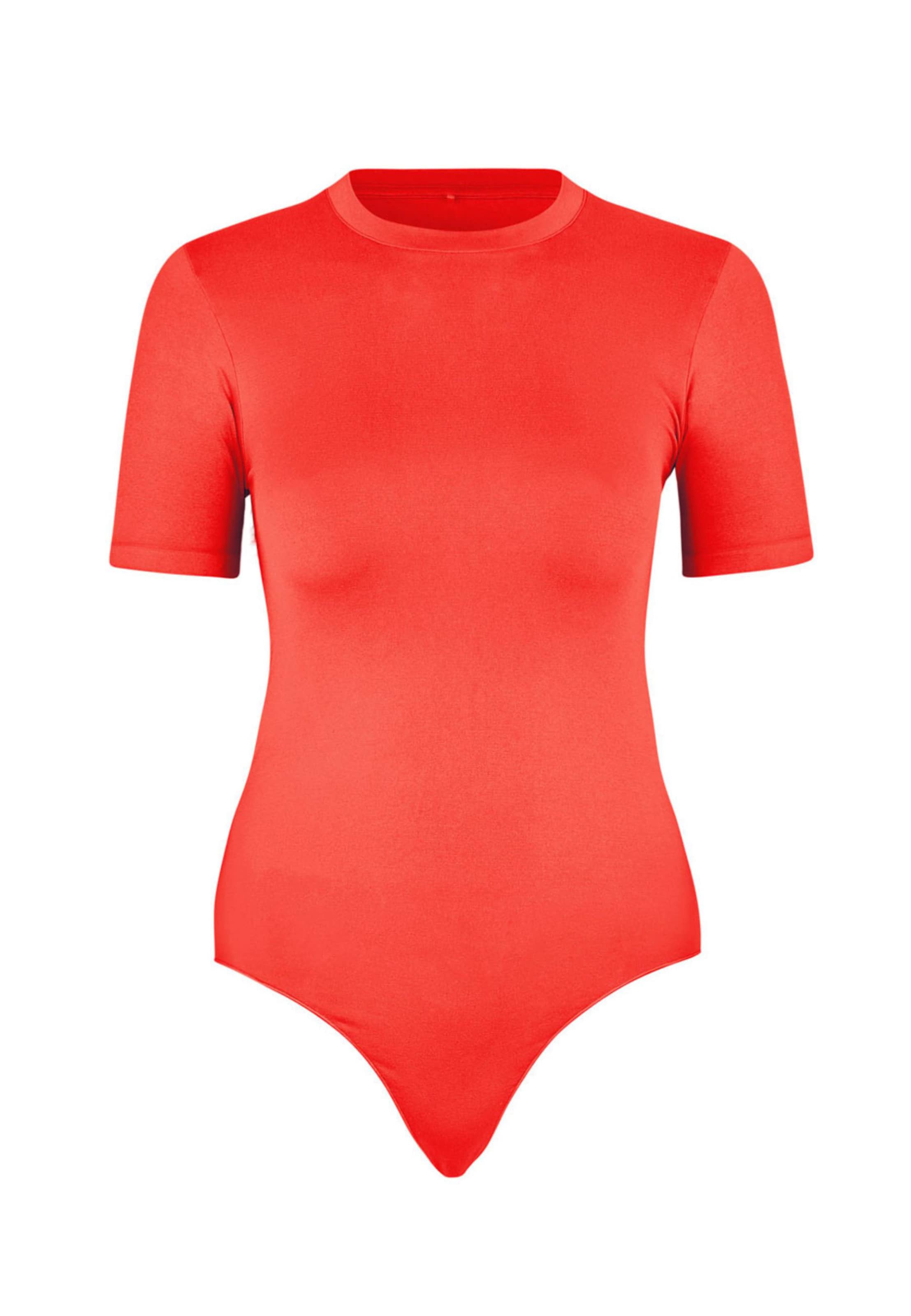 Lykkeland Atelier Body 'Fearless' in Rood: voorkant