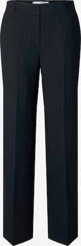 mėlyna SELECTED Plačios klešnės Kelnės su kantu 'SLFRita': priekis