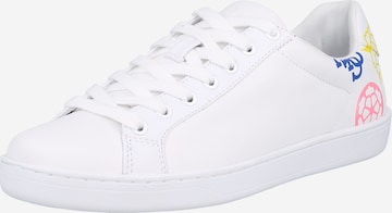 Sneaker low 'Jesshe' de la GUESS pe alb: față