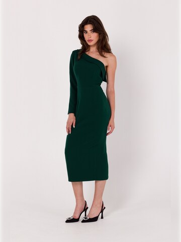 Makover - Vestido de gala en verde: frente