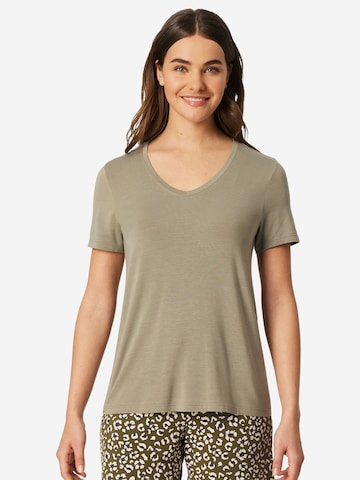 Chemise de nuit ' Mix Relax ' SCHIESSER en vert : devant