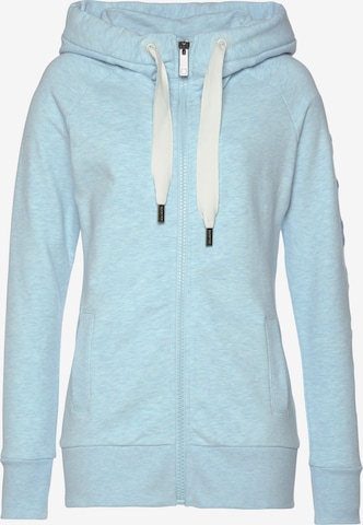 Elbsand Zip-Up Hoodie 'Kria' in Blue: front