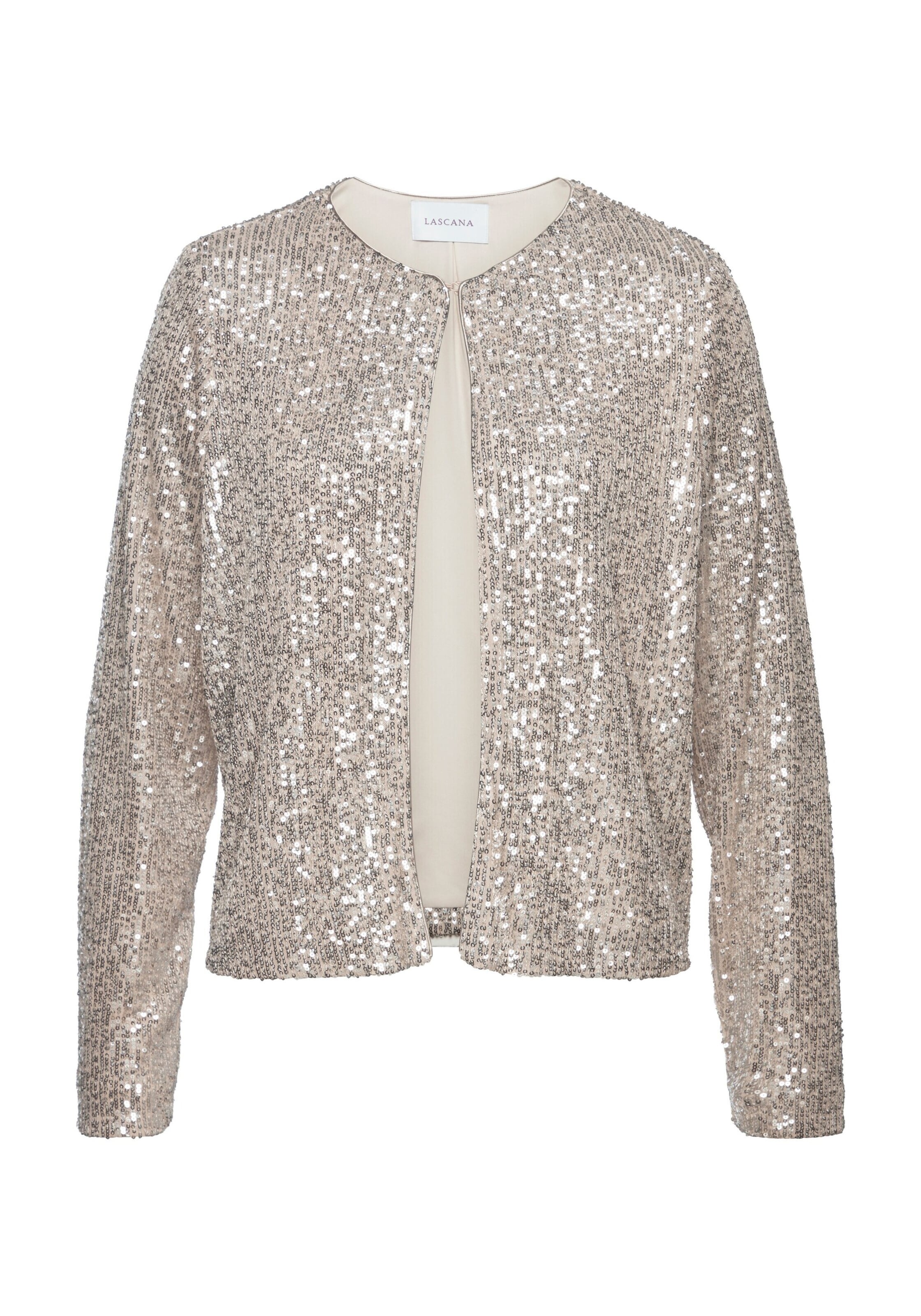 LASCANA - Chaqueta de entretiempo en beige: frente
