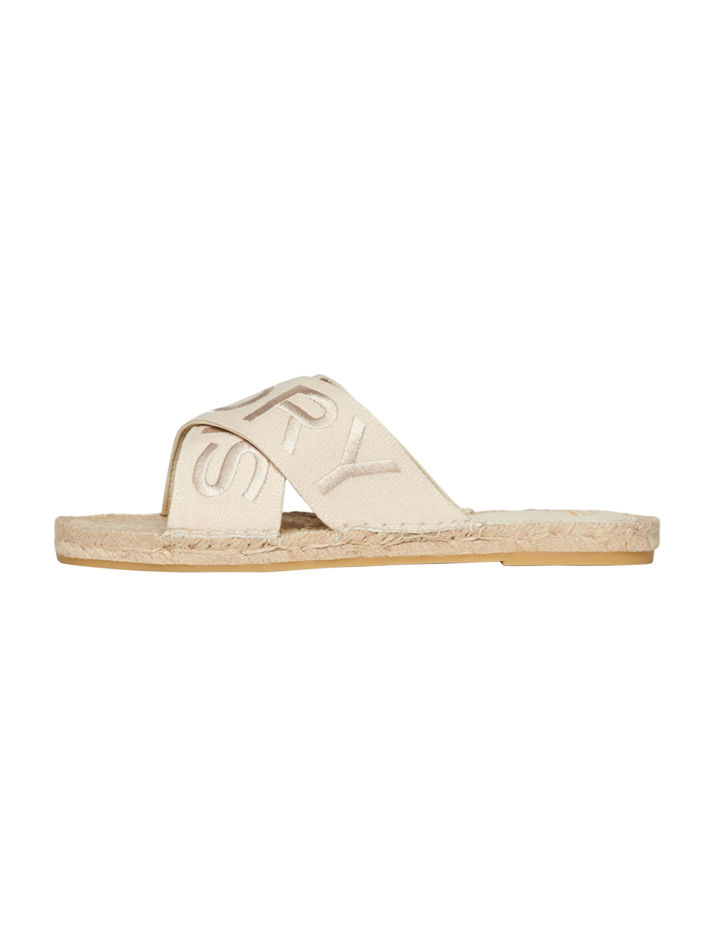 Superdry & Co Pantolette in Beige: Vorderseite