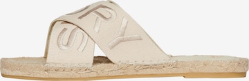Superdry & Co Pantolette in Beige: Vorderseite